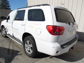 2008 TOYOTA SEQUOIA LIMITED WHITE 5.7L AT 2WD Z18047